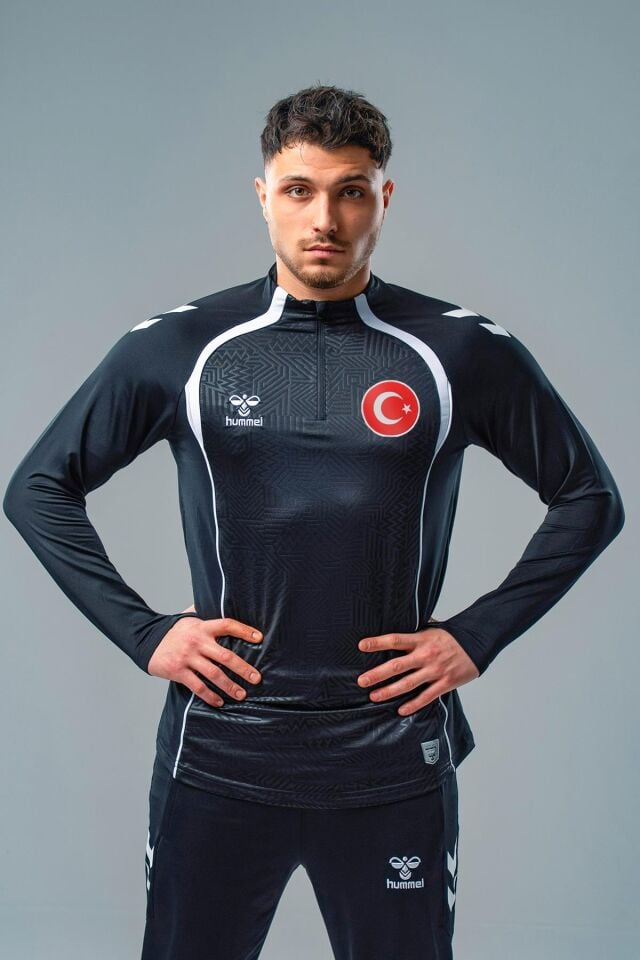 Hummel Target Milli Takım Antrenman Eşofman Üstü Siyah