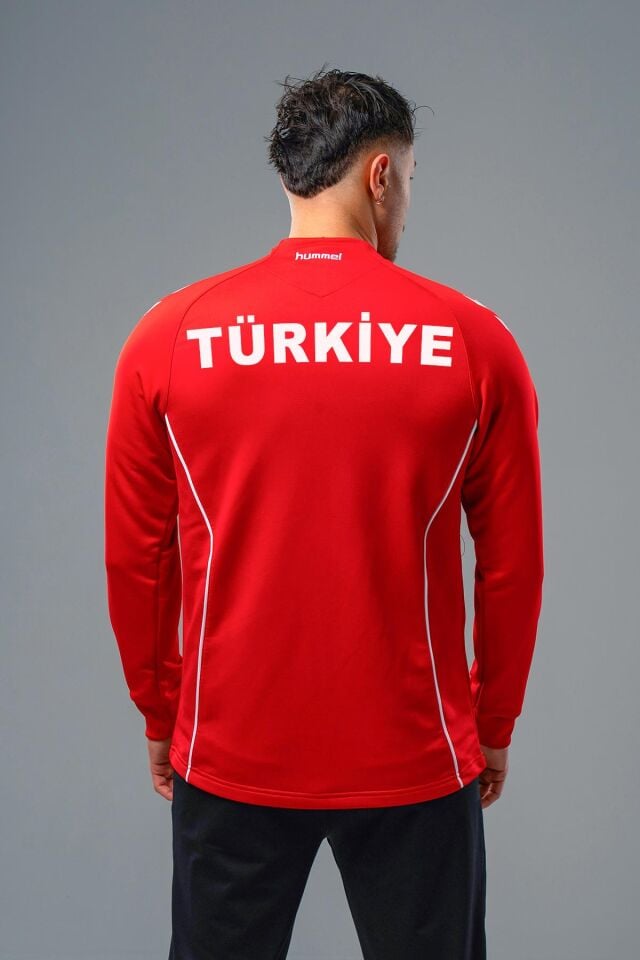 Hummel Target Milli Takım Antrenman Eşofman Üstü Kırmızı