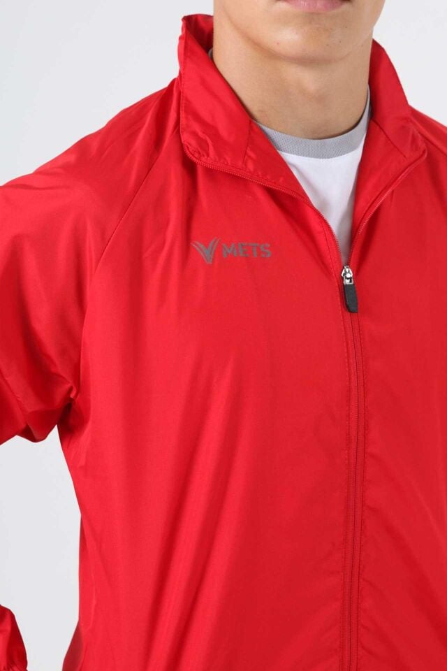 Mets Strike Yağmurluk Açık Kırmızı