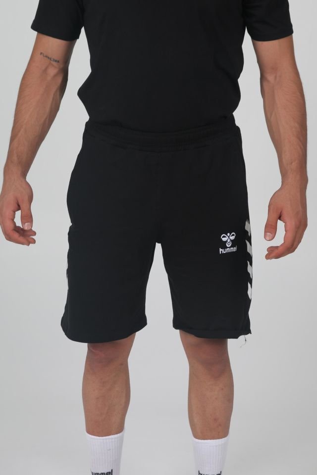 Armin Pamuklu Cepli Kamp Şortu Siyah