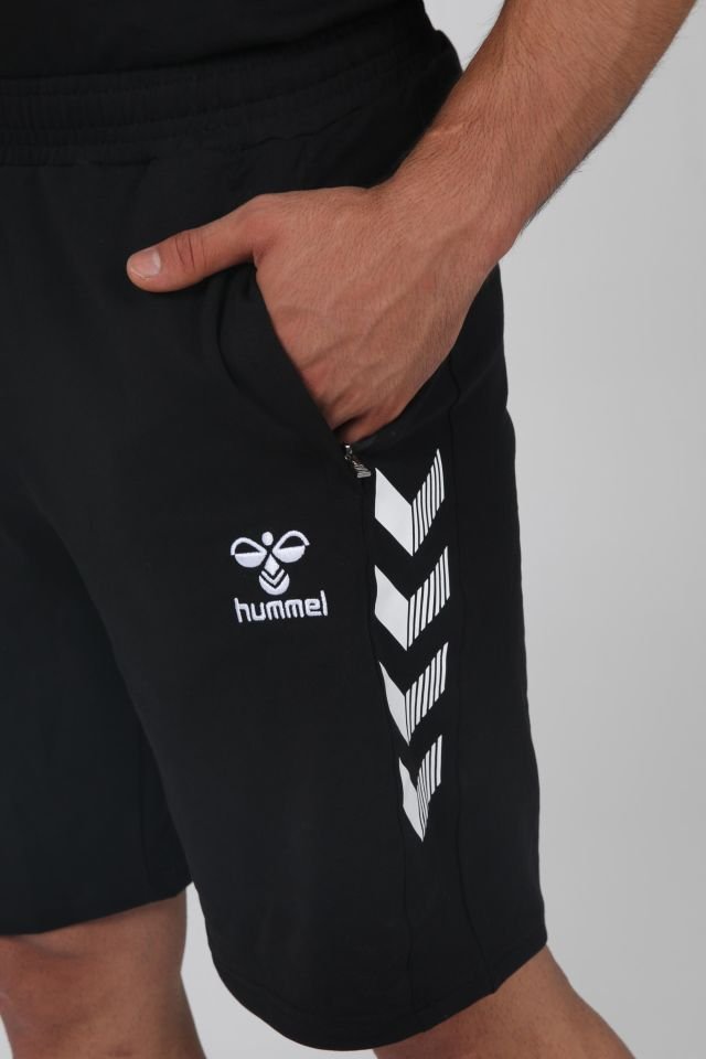 Armin Pamuklu Cepli Kamp Şortu Siyah