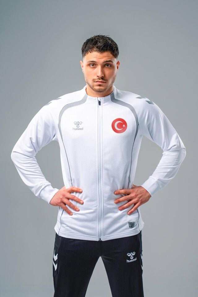 Hummel Target Milli Takım Kamp Eşofman Üstü Beyaz