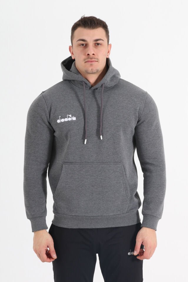 Bergamo Kapüşonlu Hoodie Antrasit