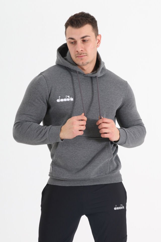Bergamo Kapüşonlu Hoodie Antrasit