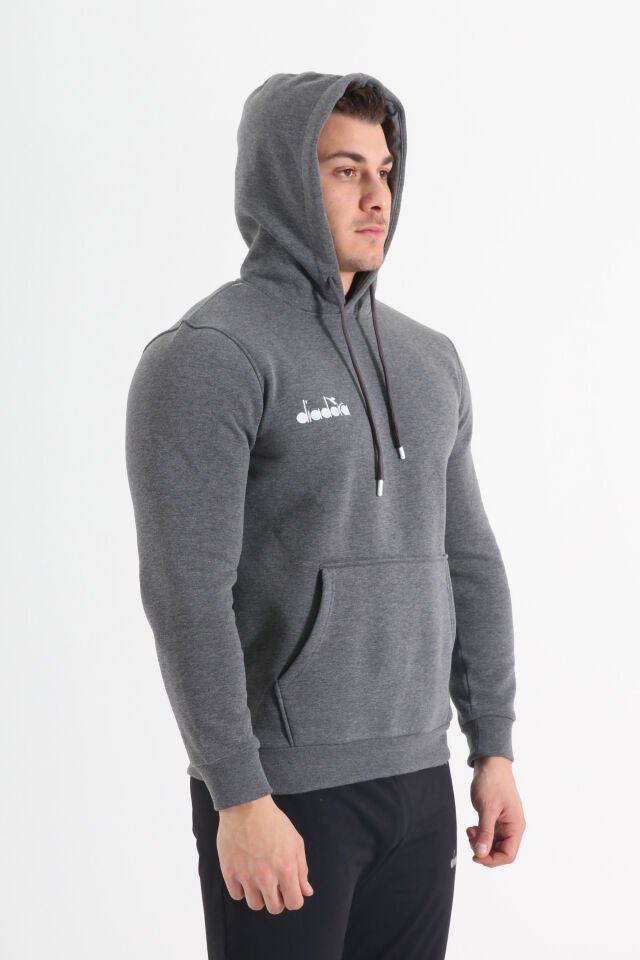 Diadora Bergamo Kapüşonlu Hoodie Antrasit