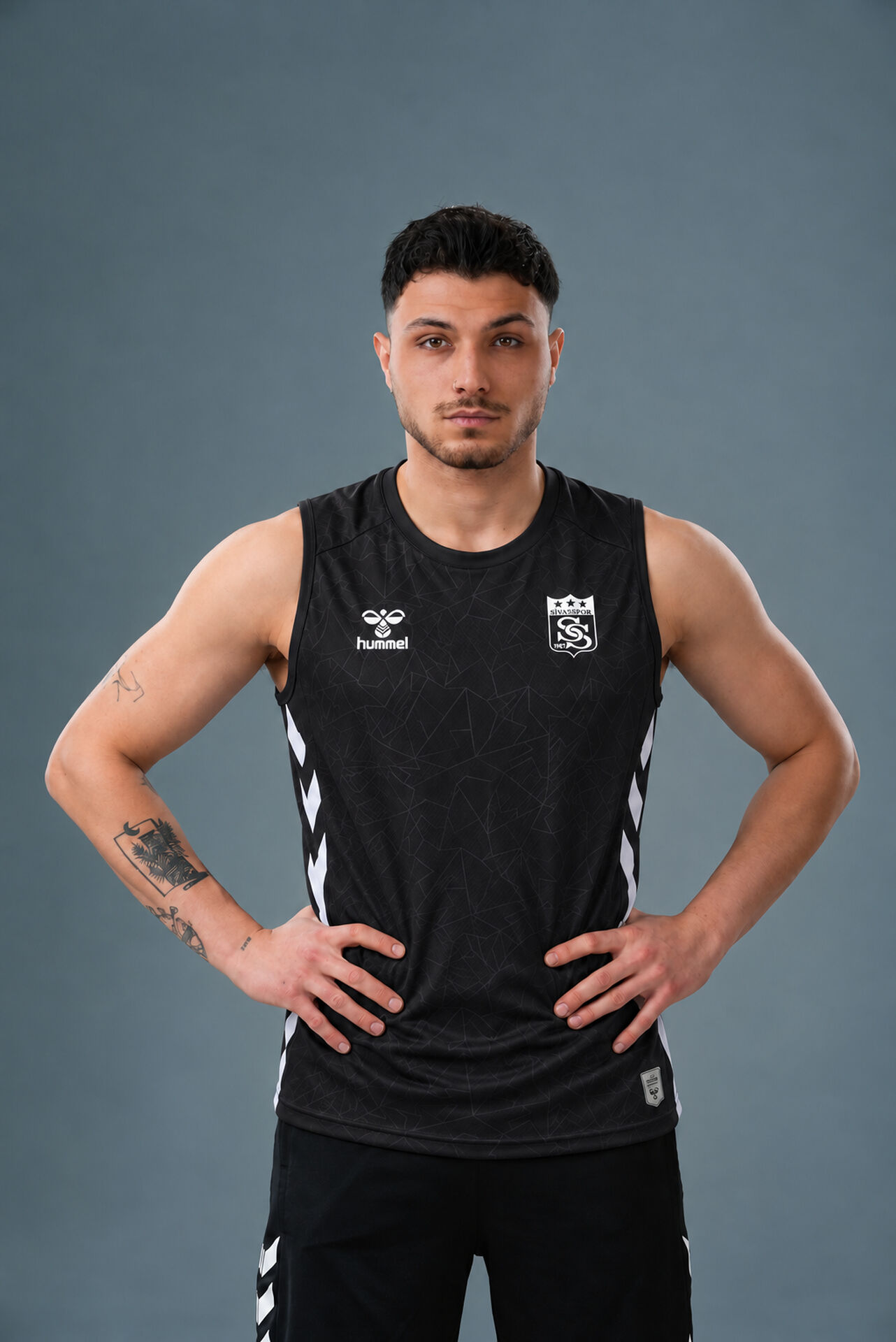 Hummel Sivasspor Dream Sıfır Kol Tişört Siyah