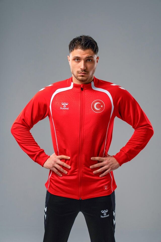 Hummel Target Milli Takım Kamp Eşofman Üstü Kırmızı