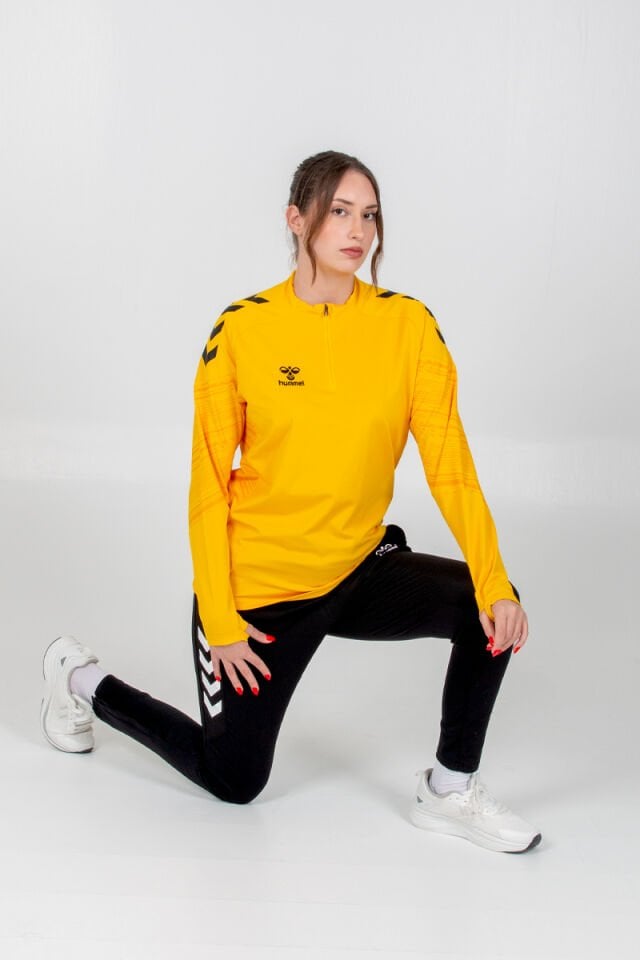 Line Antrenman Eşofman Üstü Sarı