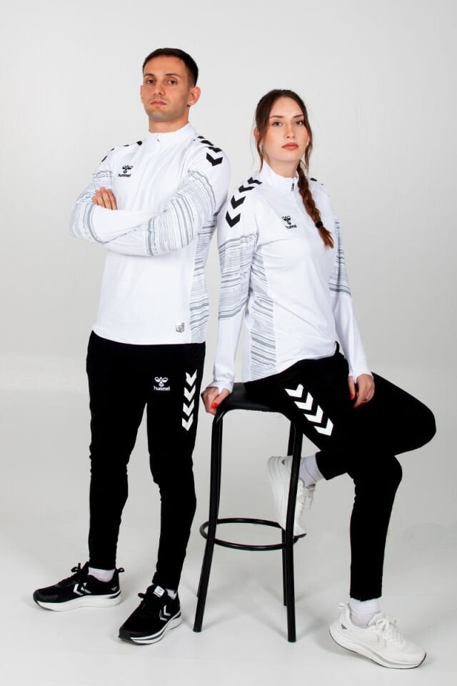 Line Antrenman Eşofman Üstü Beyaz