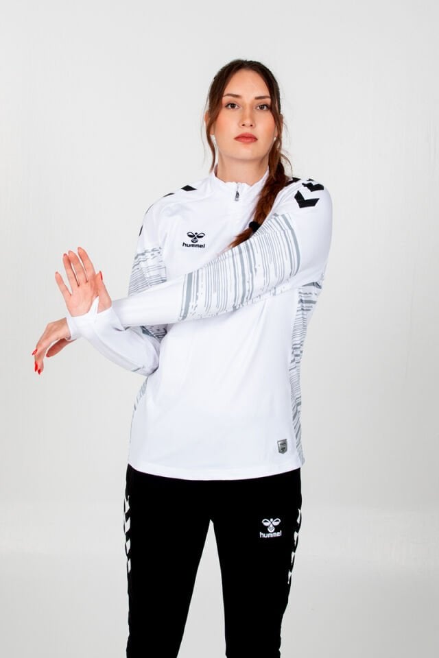 Line Antrenman Eşofman Üstü Beyaz