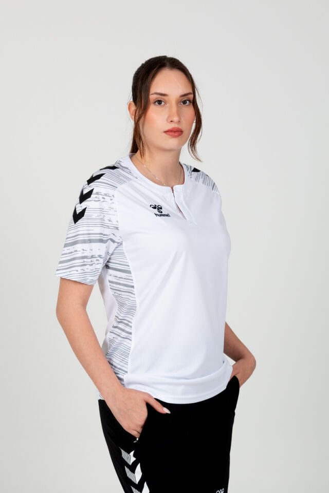 Line Kamp Tişört Beyaz