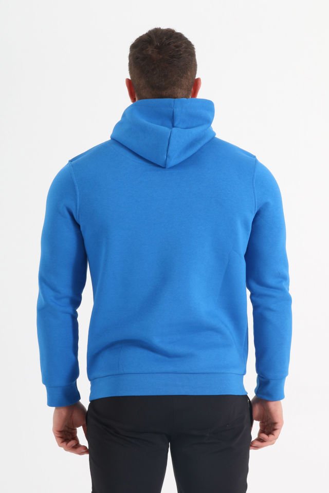 Bergamo Kapüşonlu Hoodie Saks Mavi