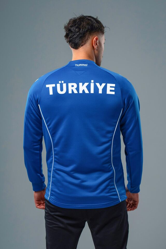Hummel Target Milli Takım Kamp Eşofman Üstü Sax