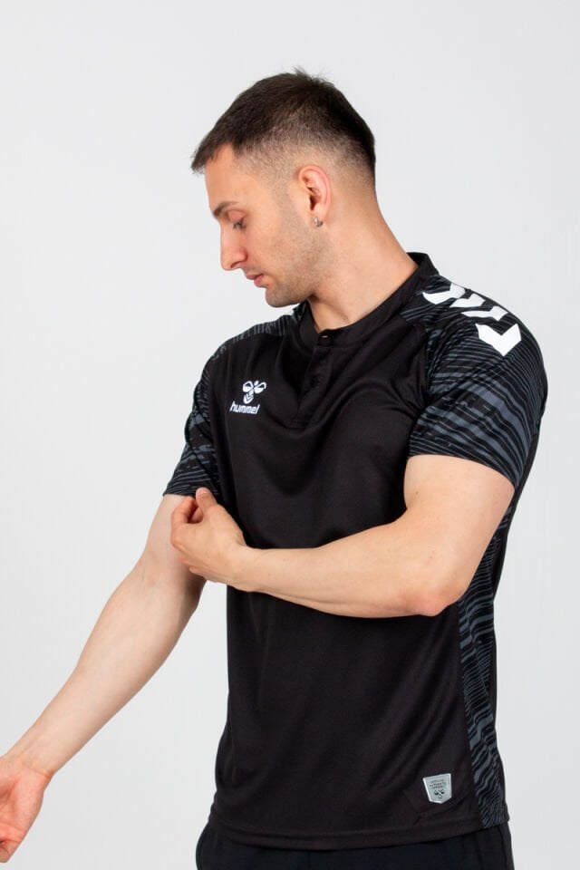 Line Kamp Tişört Siyah