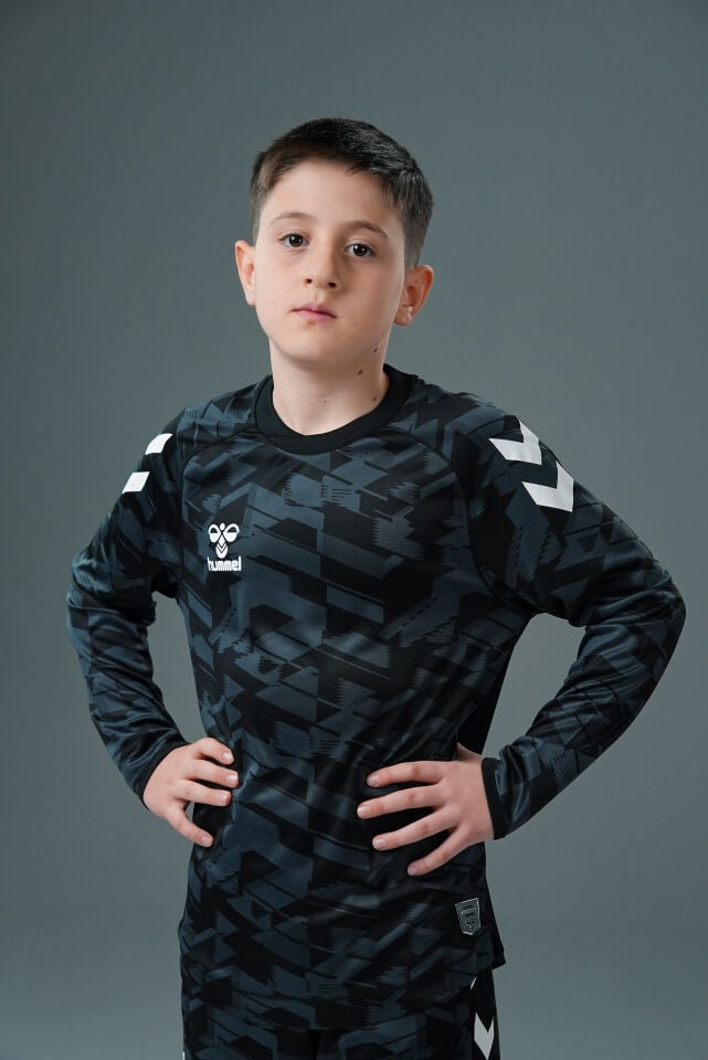 Hummel Line Kaleci Tek Üst Forma Siyah Çocuk