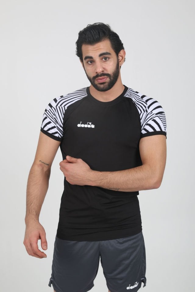 Derby Tişört Siyah Beyaz