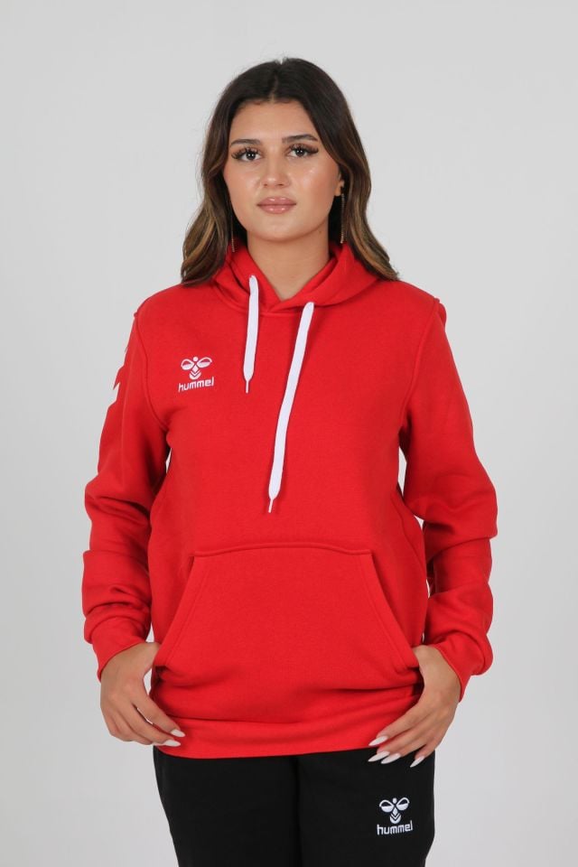 Armin Pamuklu Hoodie Kırmızı