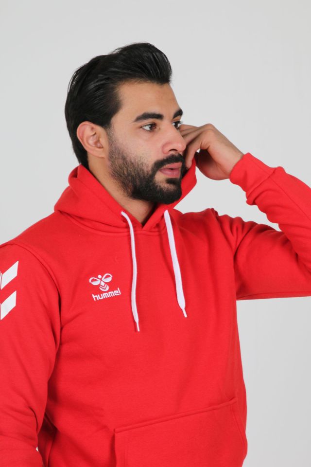 Armin Pamuklu Hoodie Kırmızı