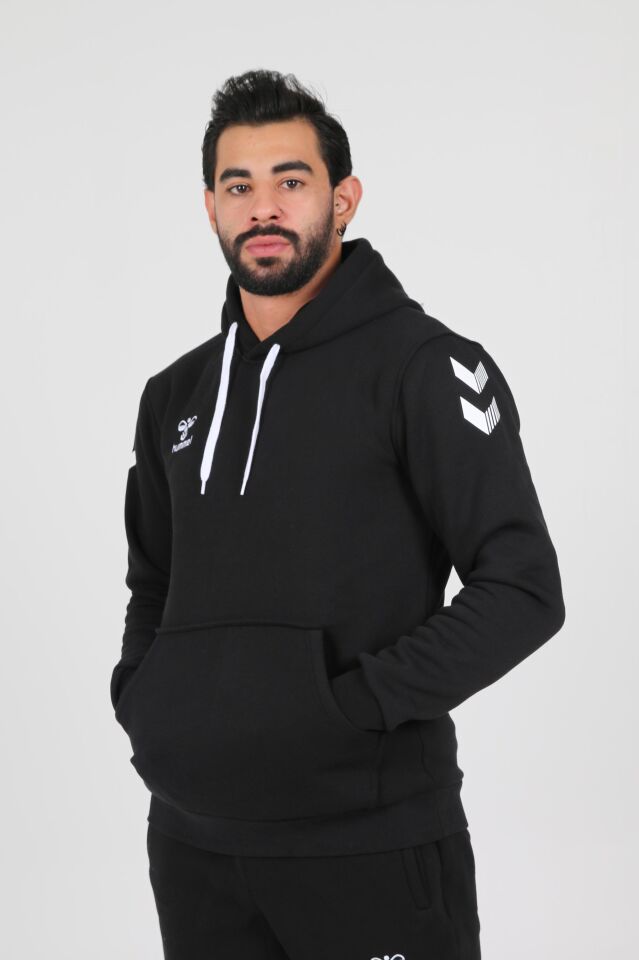 Armin Pamuklu Hoodie Siyah