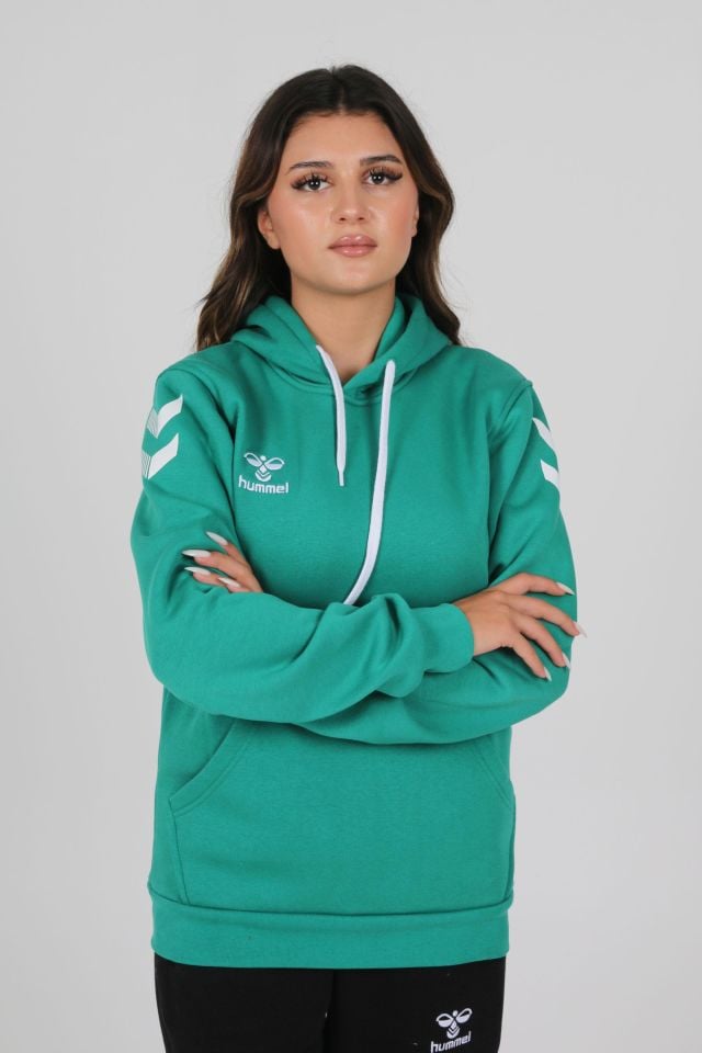 Armin Pamuklu Hoodie Yeşil