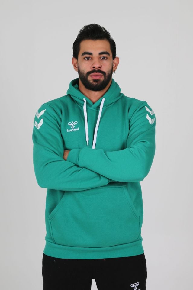 Armin Pamuklu Hoodie Yeşil