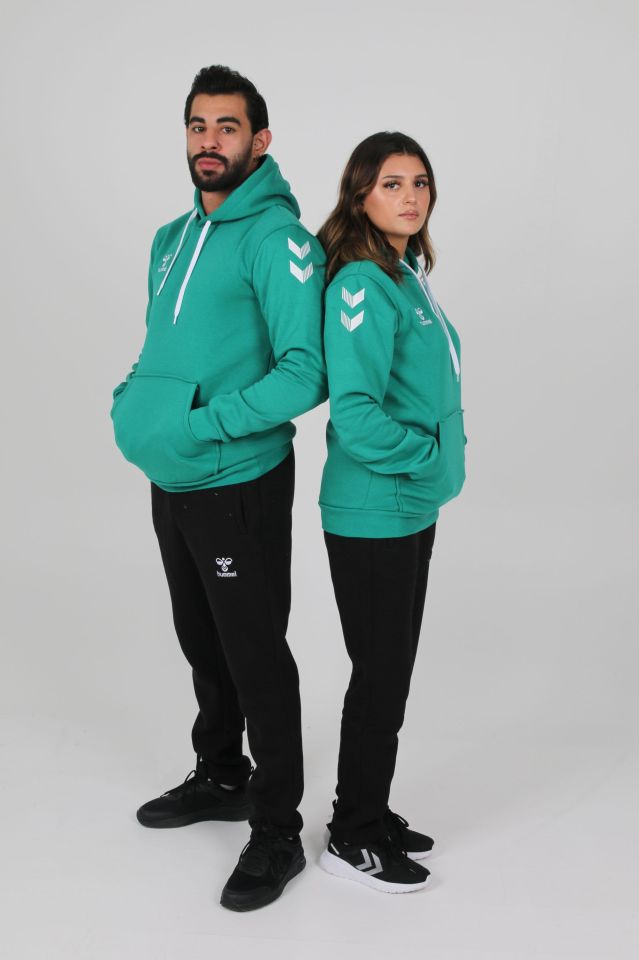 Armin Pamuklu Hoodie Yeşil