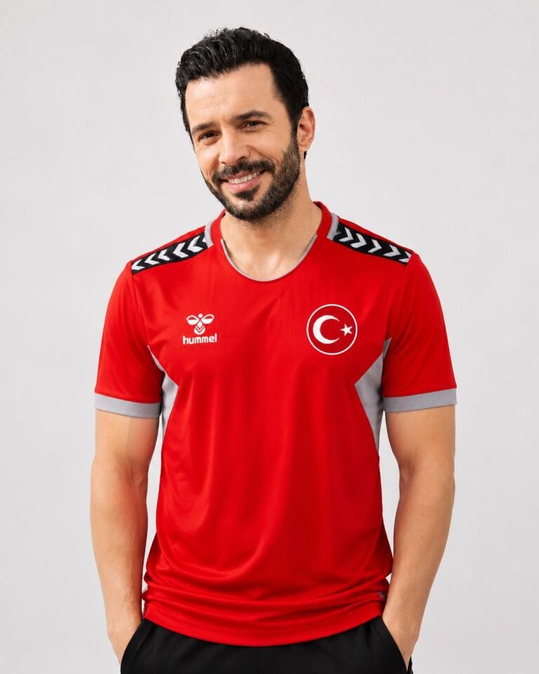 Hummel Otantik Milli Takım Antrenman Tişört Kırmızı