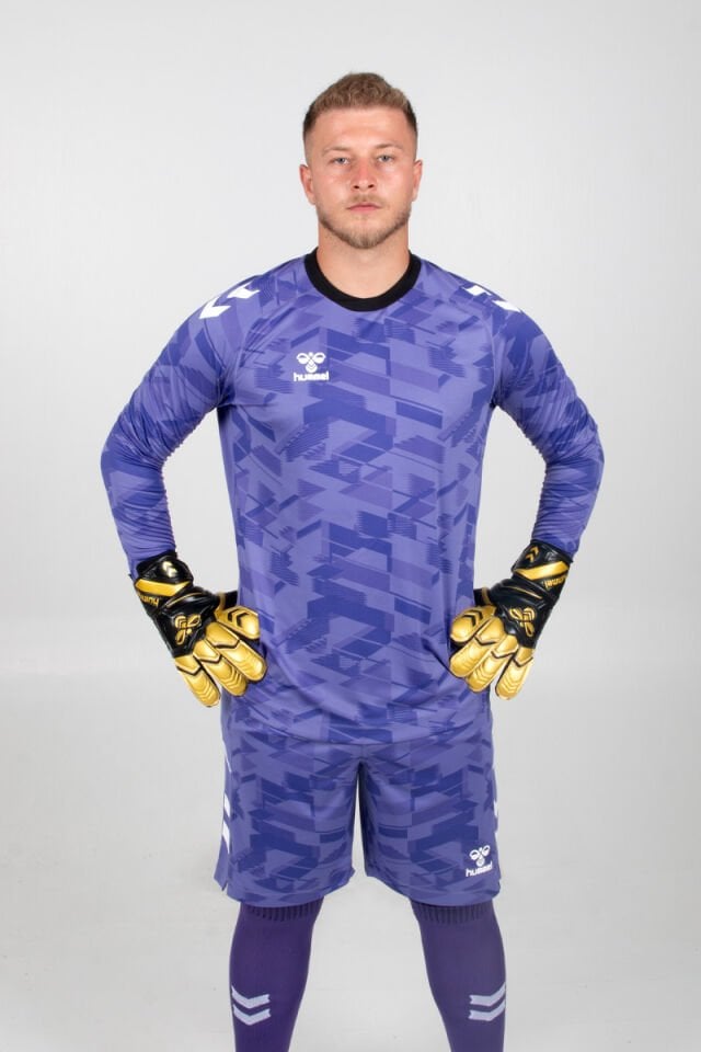 Hummel Line Kaleci Tek Üst Forma Mor