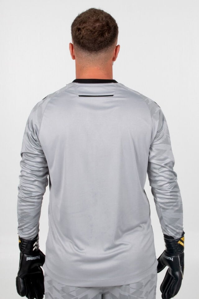 Hummel Line Kaleci Tek Üst Forma Gri