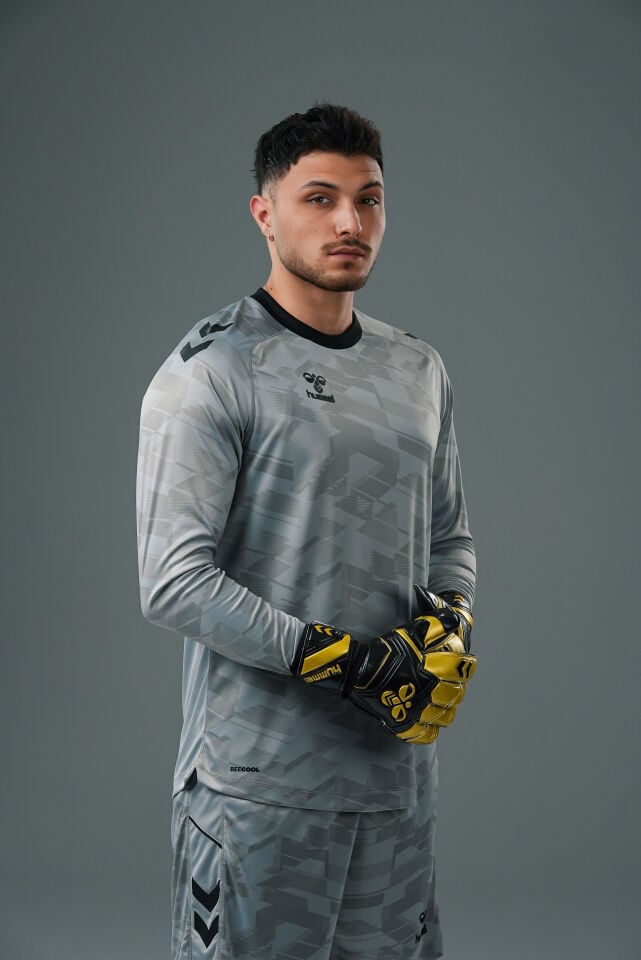 Hummel Line Kaleci Tek Üst Forma Gri
