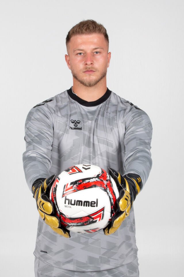 Hummel Line Kaleci Tek Üst Forma Gri