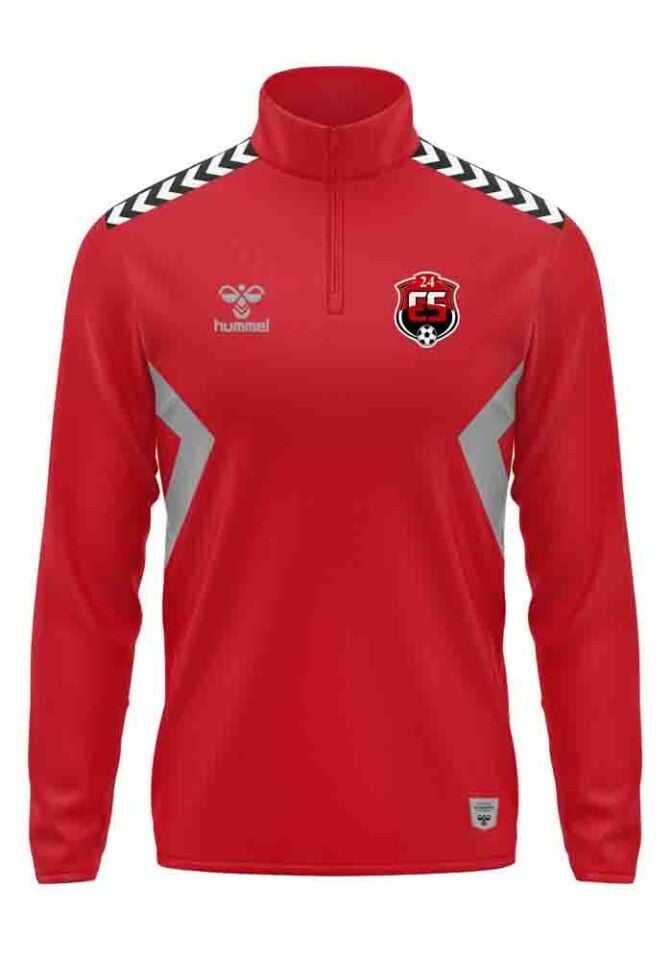 Erzincanspor Otantik Antrenman Eşofman Üst Kırmızı