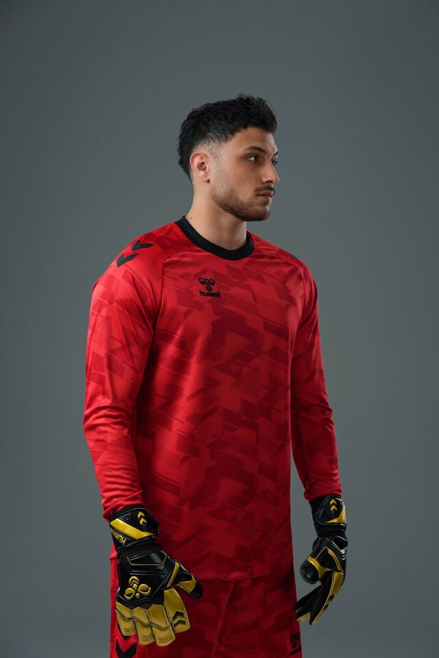 Hummel Line Kaleci Tek Üst Forma Kırmızı