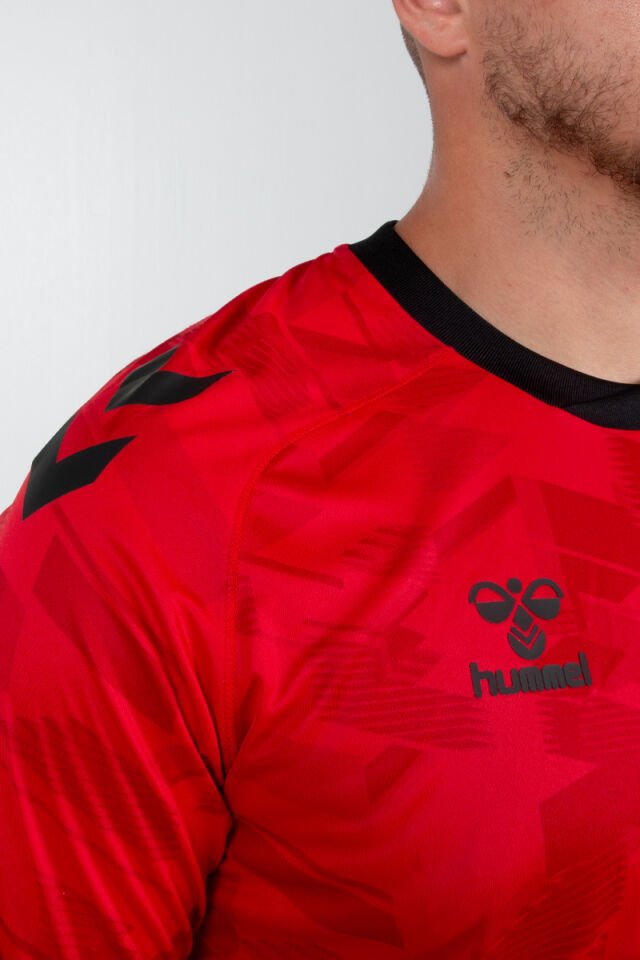 Hummel Line Kaleci Tek Üst Forma Kırmızı
