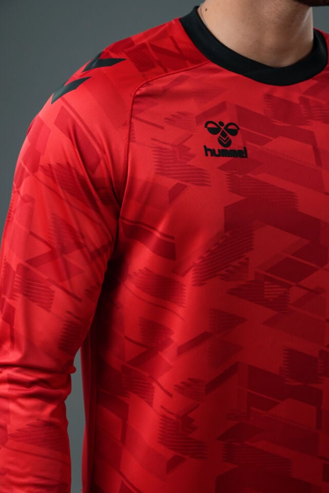 Hummel Line Kaleci Tek Üst Forma Kırmızı