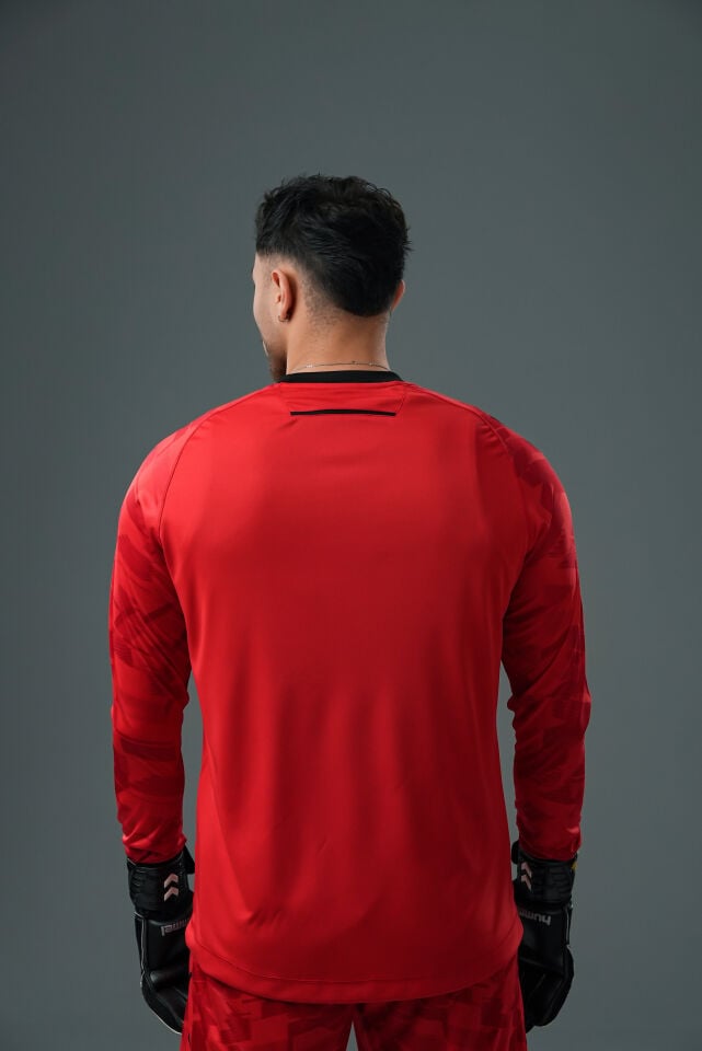 Hummel Line Kaleci Tek Üst Forma Kırmızı