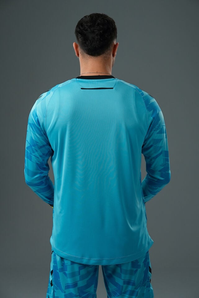 Hummel Line Kaleci Tek Üst Forma Turkuaz