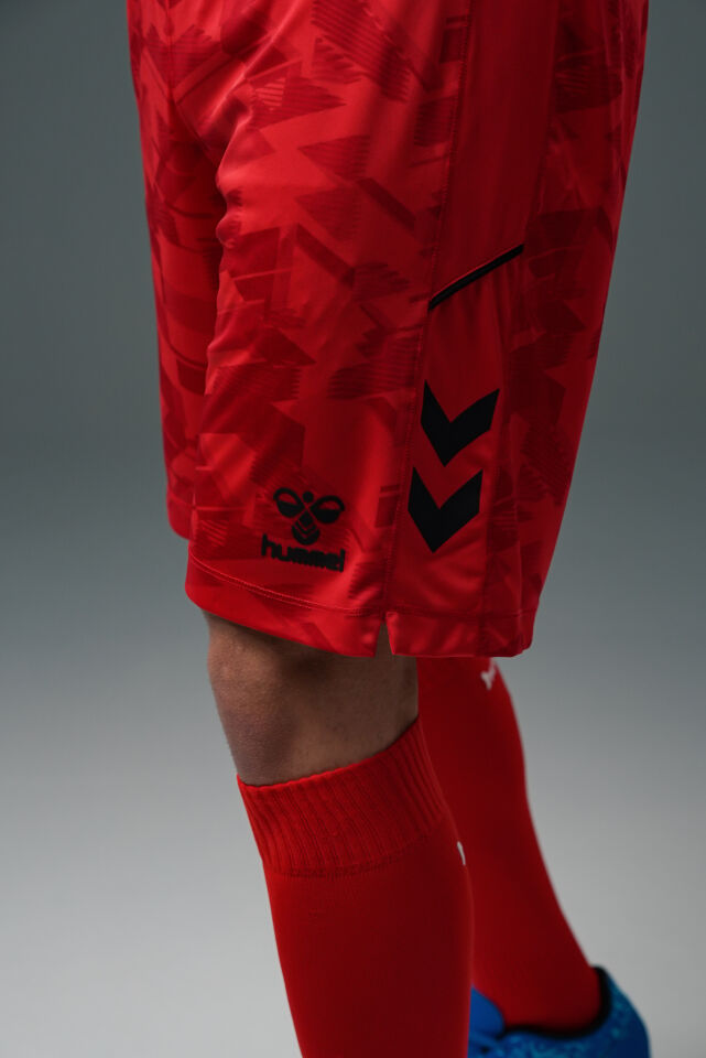Hummel Line Kaleci Şort Kırmızı