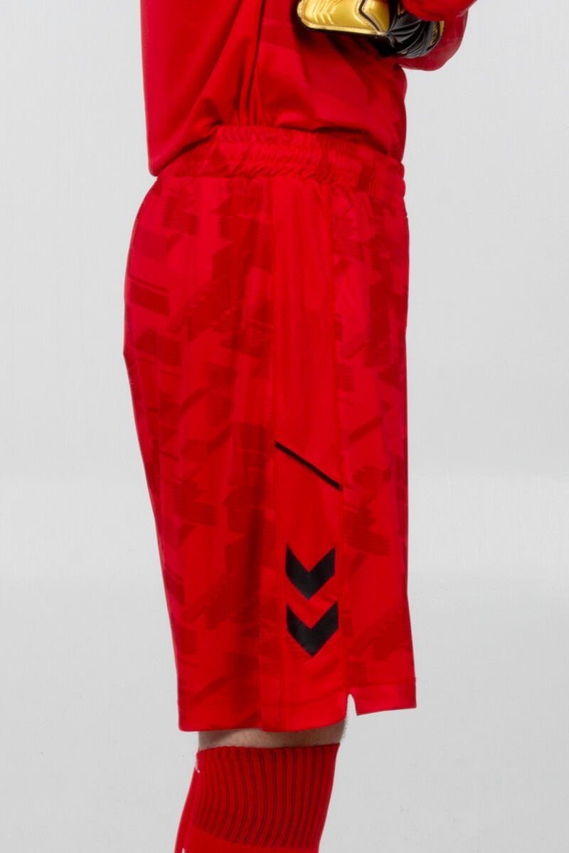 Hummel Line Kaleci Şort Kırmızı