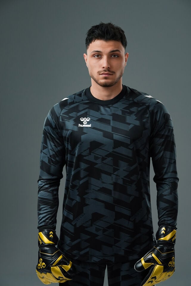 Hummel Line Kaleci Tek Üst Forma Siyah