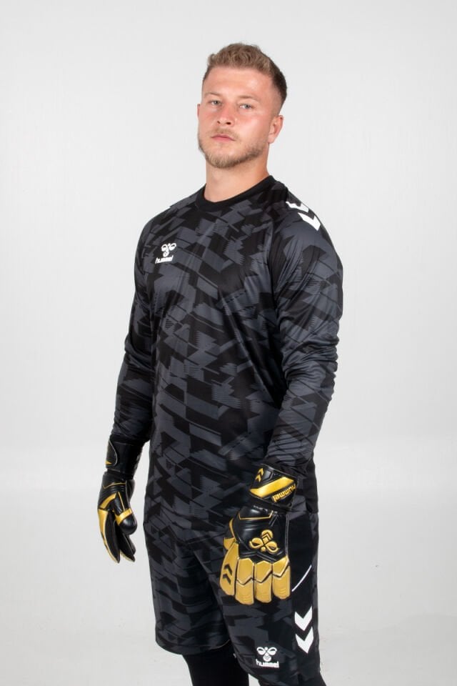 Hummel Line Kaleci Tek Üst Forma Siyah