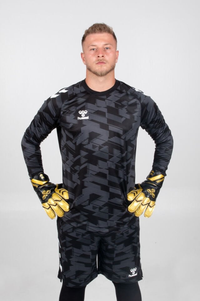 Hummel Line Kaleci Tek Üst Forma Siyah