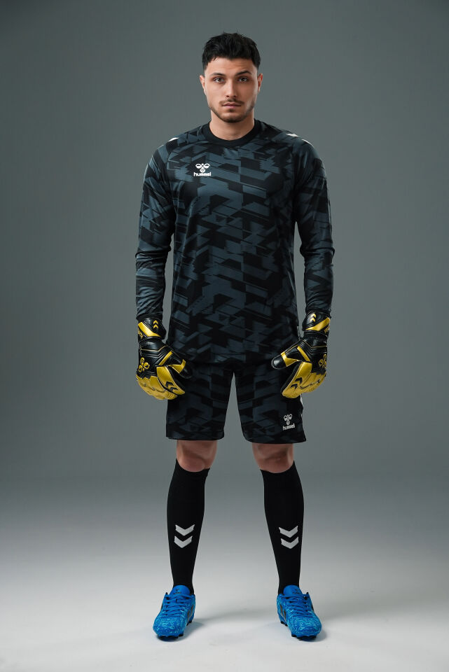 Hummel Line Kaleci Tek Üst Forma Siyah