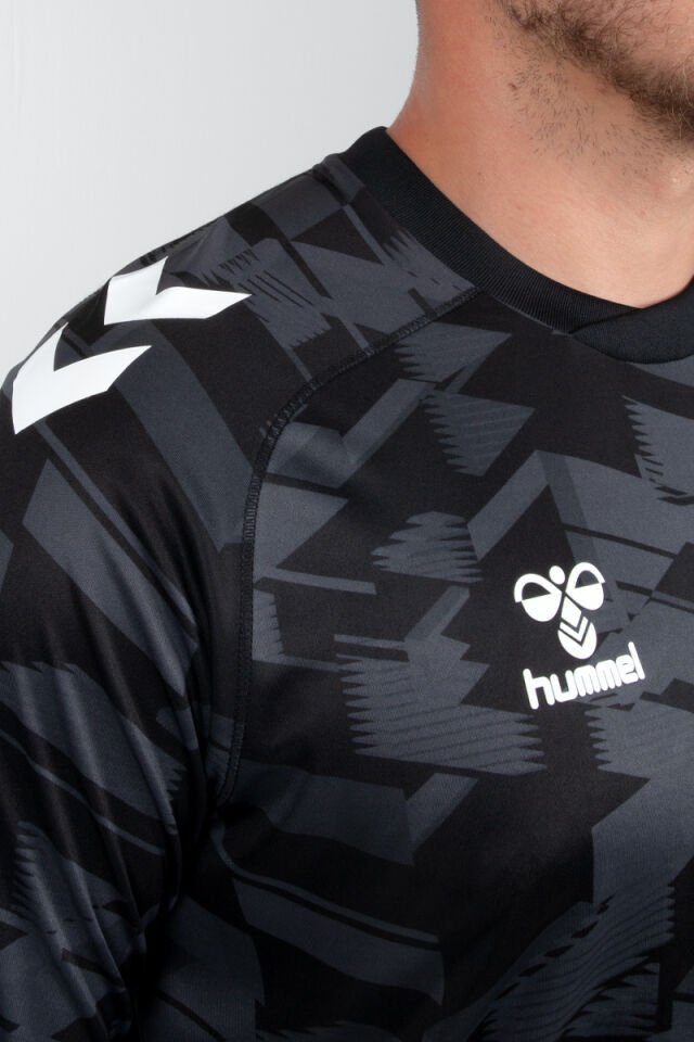Hummel Line Kaleci Tek Üst Forma Siyah