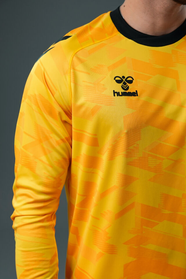 Hummel Line Kaleci Tek Üst Forma Sarı