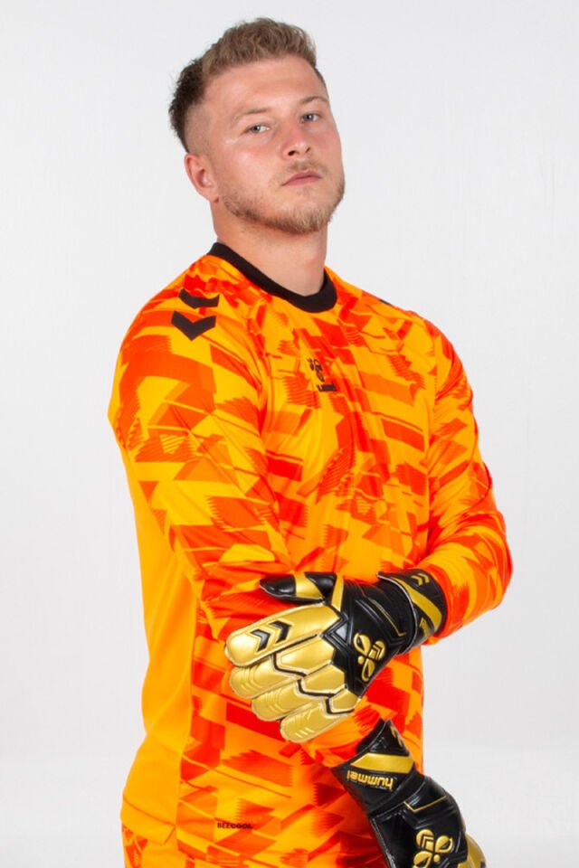 Hummel Line Kaleci Tek Üst Forma Neon Turuncu