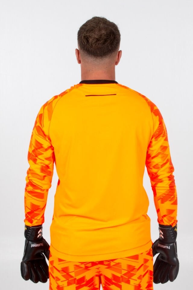 Hummel Line Kaleci Tek Üst Forma Neon Turuncu