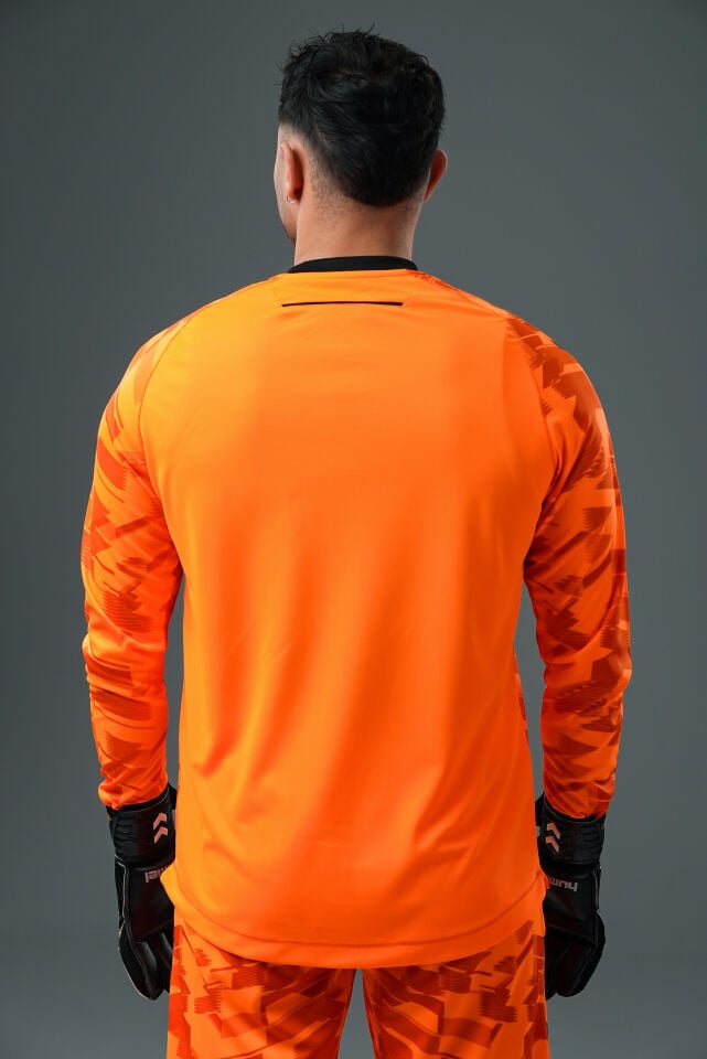Hummel Line Kaleci Tek Üst Forma Neon Turuncu