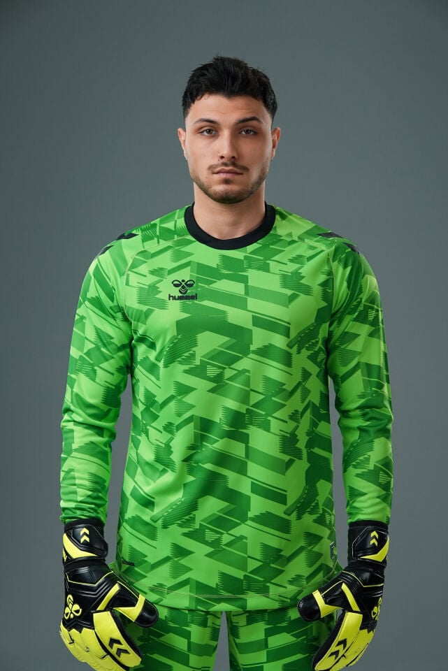 Hummel Line Kaleci Tek Üst Forma Neon Yeşil