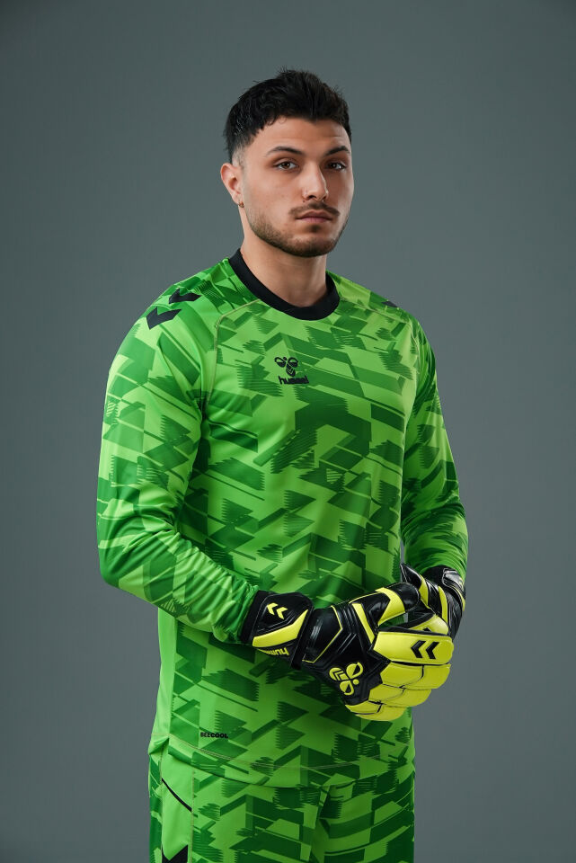 Hummel Line Kaleci Tek Üst Forma Neon Yeşil